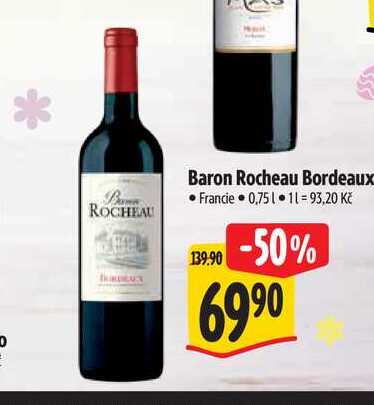  Baron Rocheau Bordeaux 0,75 l