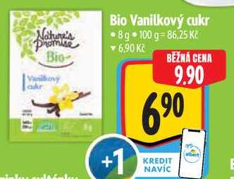 Bio Vanilkový cukr, 8 g 