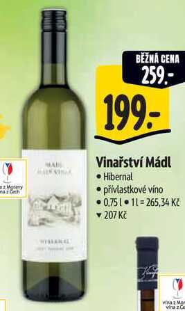 Vinařství Mádl, 0,75 l