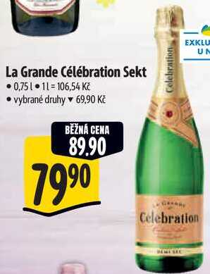 La Grande Célébration Sekt, 0,75 l