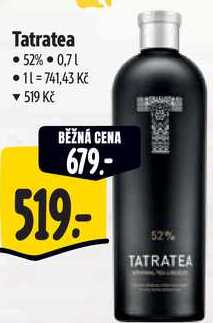 Tatratea 52%, 0,7 l
