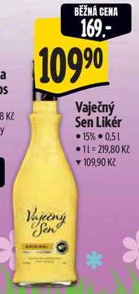 Vaječný Sen Likér, 0,5 l