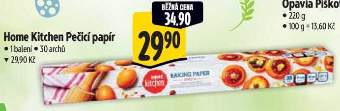 Home Kitchen Pečicí papír 
