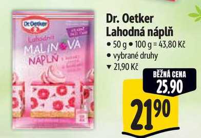 Dr. Oetker Lahodná náplň, 50 g 