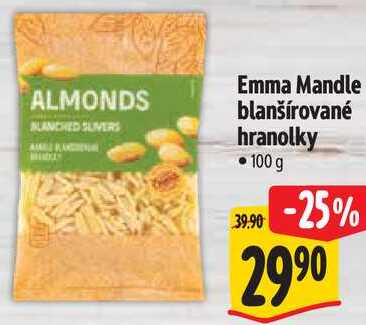 Emma Mandle blanšírované hranolky, 100 g