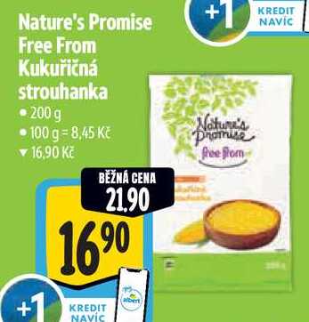 Nature's Promise Free From Kukuřičná strouhanka, 200 g