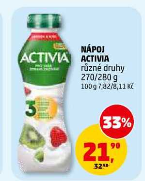 NÁPOJ ACTIVIA, 270 g