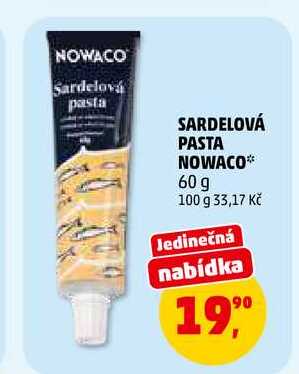SARDELOVÁ PASTA NOWACO, 60 g