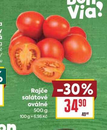 Rajče salátové oválné 500 g 
