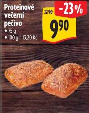 Proteinové večerní pečivo, 75 g 
