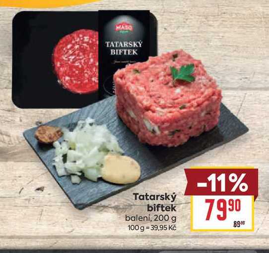 Tatarský biftek baleni, 200 g 