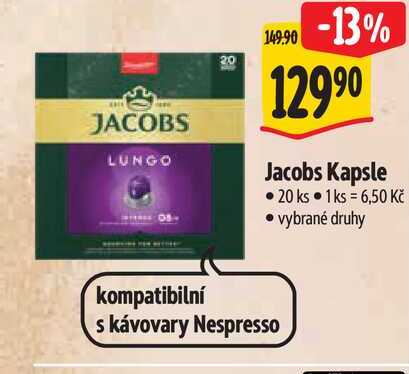 Jacobs Kapsle, 20 ks 