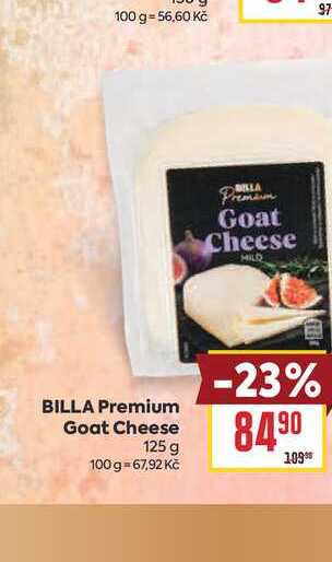 BILLA Premium Goat Cheese 125 g 
