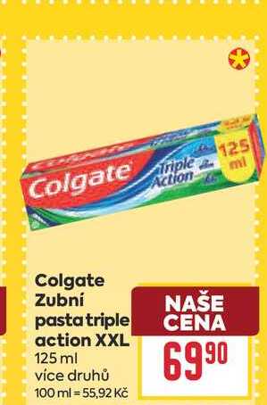 Colgate Zubní pasta triple action XXL 125 ml 