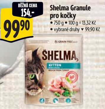 Shelma Granule pro kočky, 750 g 
