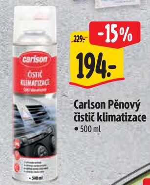 Carlson Pěnový čistič klimatizace, 500 ml 