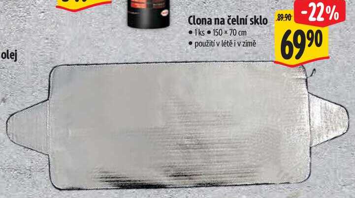 Clona na čelní sklo