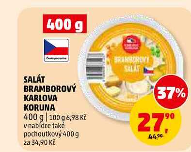 SALÁT BRAMBOROVÝ KARLOVA KORUNA, 400 g
