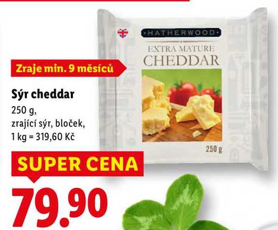 Sýr cheddar, 250 g
