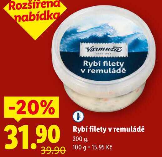 Rybí filety v remuládě, 200 g