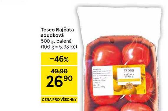 Tesco Rajčata soudková, 500 g 