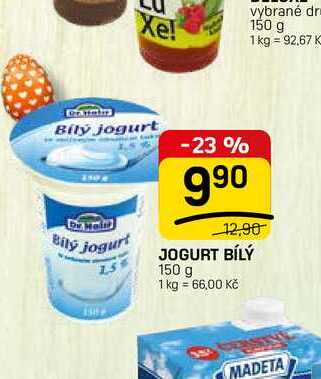 JOGURT BÍLÝ 150 g