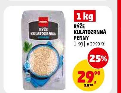 RÝŽE KULATOZRNNÁ PENNY, 1 kg