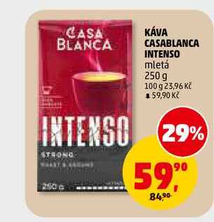 KÁVA CASABLANCA INTENSO mletá, 250 g