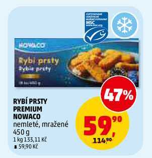RYBÍ PRSTY PREMIUM NOWACO, 1 kg 