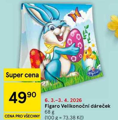 Figaro Velikonoční dáreček, 68 g 