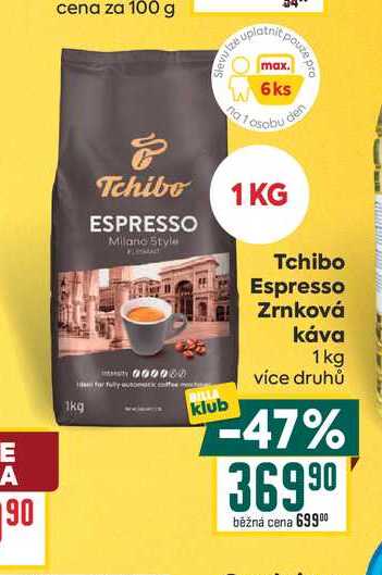 Tchibo Espresso Zrnková Κάνα 1 kg 