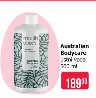 Australian Bodycare ústní voda 500 ml 