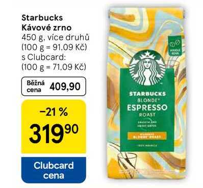Starbucks Kávové zrno, 450 g, více druhů  