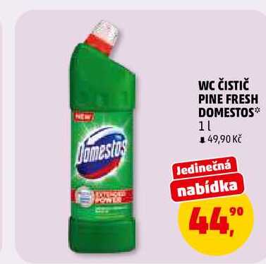 WC ČISTIČ PINE FRESH DOMESTOS, 1 l