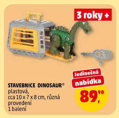 STAVEBNICE DINOSAUR, 1 balení