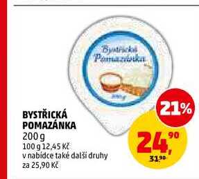 BYSTŘICKÁ POMAZÁNKA,  200 g