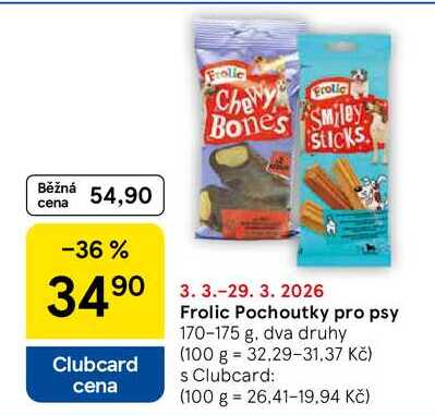 Frolic Pochoutky pro psy, 170-175 g 