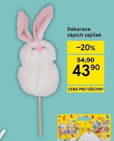 Dekorace zápich zajíček 