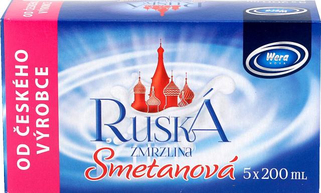 Tradiční zmrzlina Smetanová zmrzlina v oplatce multipack