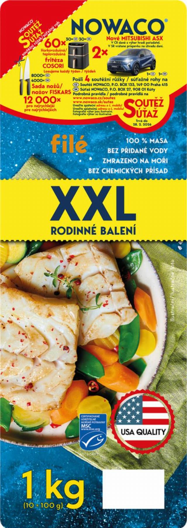 Nowaco Rybí filé z Aljašské tresky