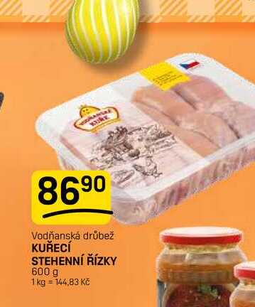 KUŘECÍ STEHENNÍ ŘÍZKY 600 g 