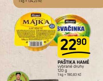 PAŠTIKA HAMÉ vybrané druhy 120 g
