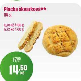 Placka škvarková 114 g