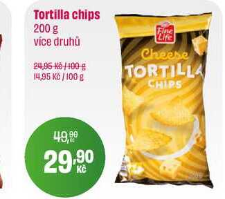 Fine Life Tortilla chips 200 g 