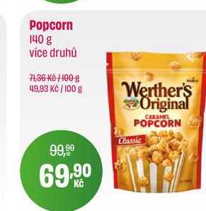 Werthers Original Popcorn 140 g více druhů 