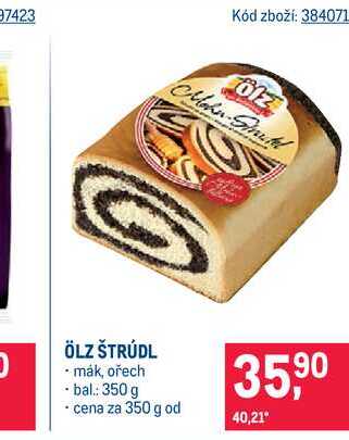 ÖLZ ŠTRÚDL mák, ořech 350 g