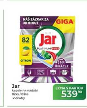 Jar kapsle na nádobí 82 ks