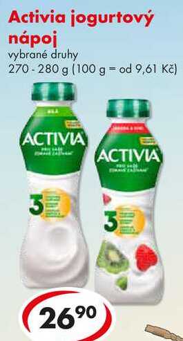 Activia jogurtový nápoj, 270-280 g 