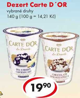 Dezert Carte D'OR, 140 g