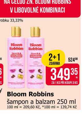 Bloom Robbins šampon a balzam 250 ml 